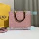 Replica Fendi Pink Textured Sunshine Small Tote (2)_th.jpg